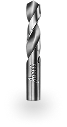 Jarvis brand metal twist drill bit on a plain background.
